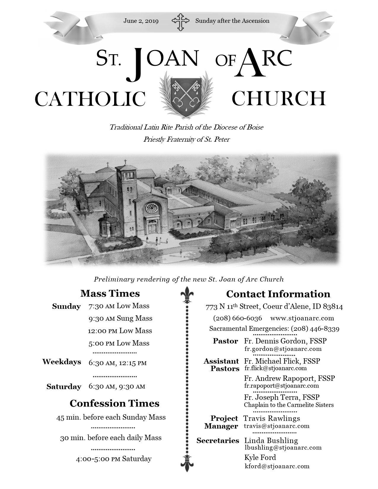 Bulletin 0622019 1 St. Joan of Arc Catholic Church